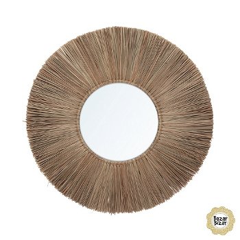 Spiegel met Natuurlijke look – Alang - Boho - 0