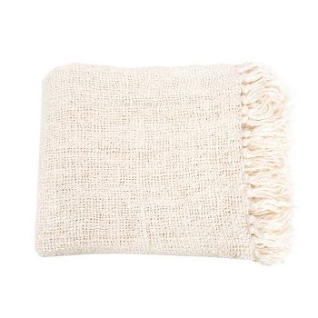 S’il vous Plaid van Bazar Bizar – AANBIEDING – Beige of Cream - 3