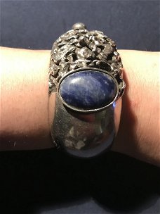 zilveren armband met natuursteen 