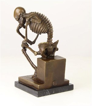 skelet , DENKER , brons - 0