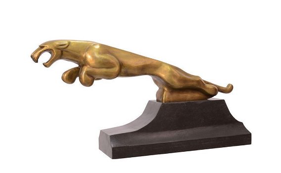 jaguar , brons beeld - 0