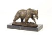 Een mooi bronzen beeld van een grizzly beer ,brons , beeld - 0 - Thumbnail
