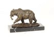 Een mooi bronzen beeld van een grizzly beer ,brons , beeld - 3 - Thumbnail