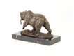 Een mooi bronzen beeld van een grizzly beer ,brons , beeld - 4 - Thumbnail