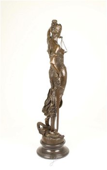 Vrouwe Justitia , brons , xl - 5