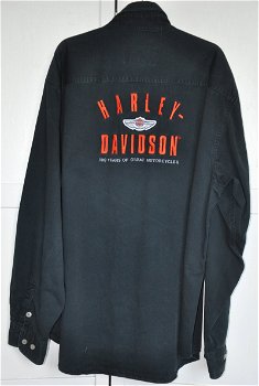 Harley Davidson HD blouse overhemd maat L /100th Anniversary - 3