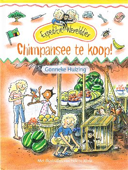 CHIMPANSEE TE KOOP, EXPEDITIE WERELDDIER - Gonneke Huizing - 0