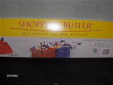 Shopping Butler-Tas voor de Winkelwagen van de Supermarkt met 2 Hangbeugels+ Twee Portemonnees.