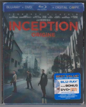 3 disk 2Blu-ray/1DVD Inception Origene - 0