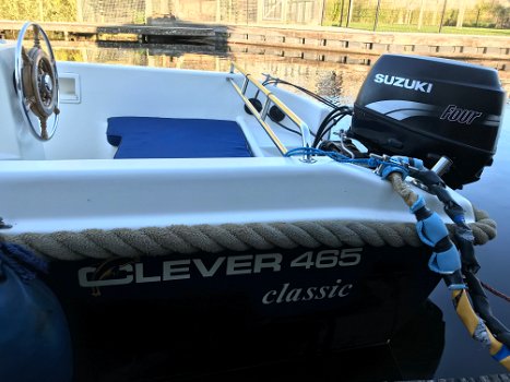 Clever classic 4.65 met suzuki 25 pk 4 tackt T.E.A.B - 1