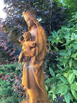 Heilige Maria , tuinbeeld , - 5