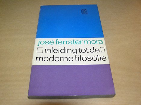 Inleiding tot de moderne filosofie-José Ferrater Mora - 0