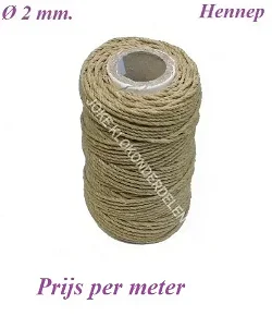 = Gepolijst touw = voor wekkerwerk enz. = 24681