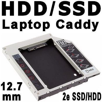 HDD Caddy | 2e 2.5 SATA HDD of SSD in MacBook of Laptop - 3