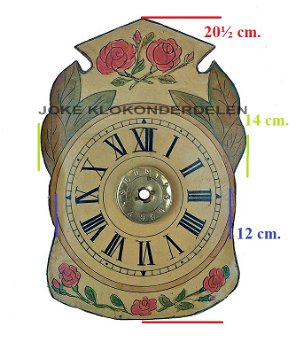 = Wijzerplaat + wekkerschijf= Schwartzwalder=48060 - 1