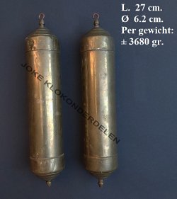= 2 Gewichten = Duitse staande klok =48065