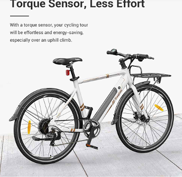 Eleglide Citycrosser Electric Bike 700*38C CST Tires 250W - 1