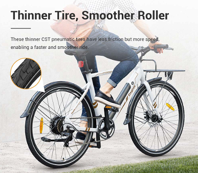 Eleglide Citycrosser Electric Bike 700*38C CST Tires 250W - 2