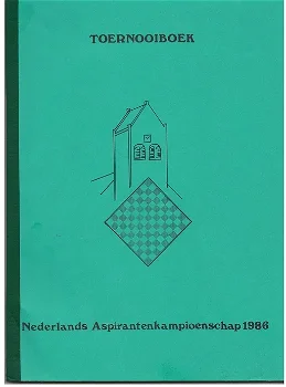 Toernooiboek Nederlands Aspirantenkampioenschap 1986 - 0