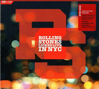 The Rolling Stones – Licked Live In NYC (DVD & 2 CD) Nieuw/Gesealed - 0