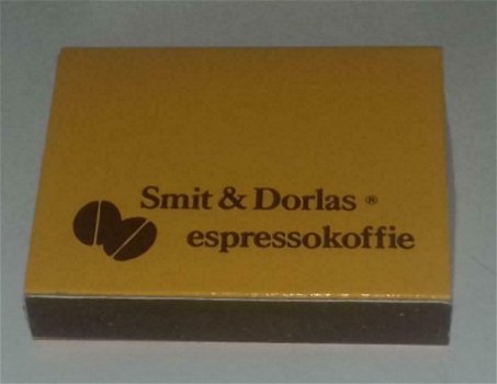 Lucifersdoosje Smit & Dorlas. Espressokoffie - 0