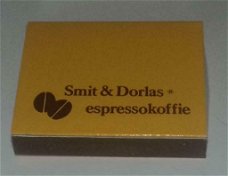 Lucifersdoosje Smit & Dorlas. Espressokoffie