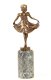 Een bronzen beeld ,danseres , beeld - 5 - Thumbnail