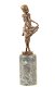 Een bronzen beeld ,danseres , beeld - 6 - Thumbnail