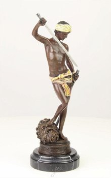 brons beeld , Goliath , brons - 0