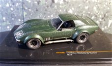 Chevrolet Corvette C3 custom 1972 groen  1:43 Ixo V723