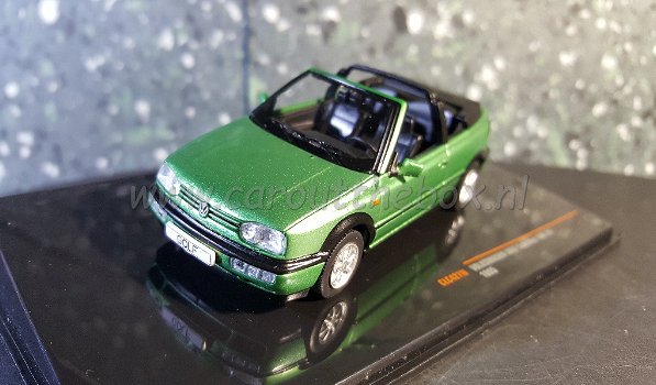 VW Golf cabriolet MKIII groen 1995 1:43 Ixo V728 - 1