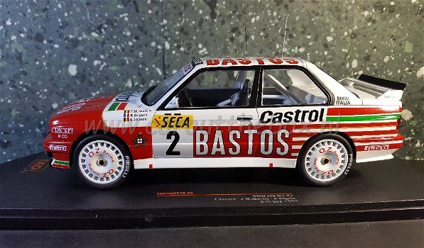 BMW E30 M3 BASTOS #2 1991 1:18 Ixo V737 - 0