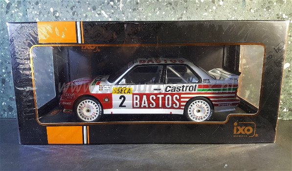 BMW E30 M3 BASTOS #2 1991 1:18 Ixo V737 - 3