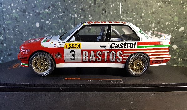 BMW E30 M3 BASTOS #3 1991 1:18 Ixo V738 - 0
