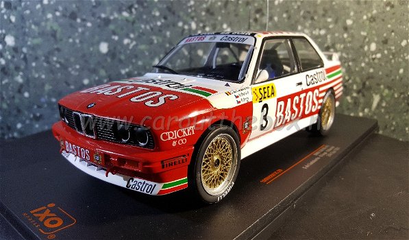BMW E30 M3 BASTOS #3 1991 1:18 Ixo V738 - 1