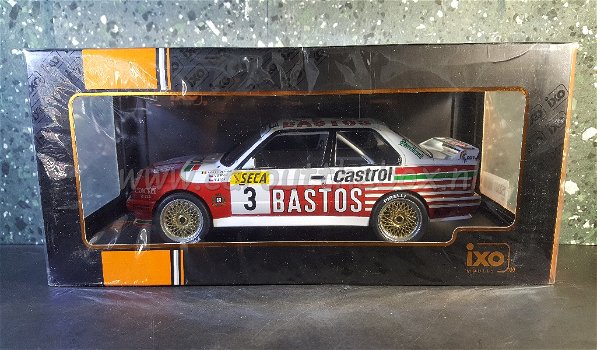 BMW E30 M3 BASTOS #3 1991 1:18 Ixo V738 - 3