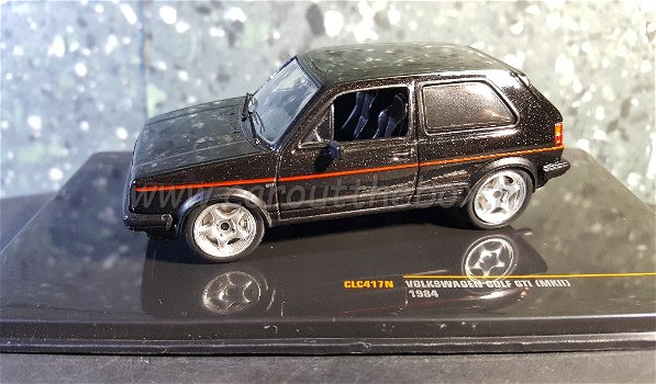 VW Golf GTI MKIII 1984 zwart 1:43 Ixo V741 - 0