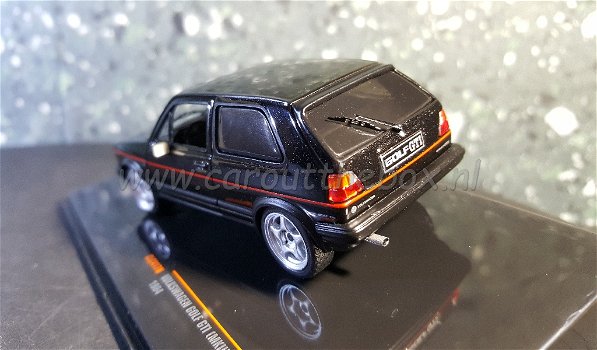 VW Golf GTI MKIII 1984 zwart 1:43 Ixo V741 - 2