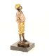 brons beeld , jongen, brons - 6 - Thumbnail