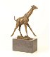 Giraffe brons beeld , giraffe , brons - 0 - Thumbnail