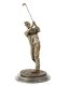 Een brons beeld , golf , decoratie - 1 - Thumbnail