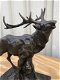 Een brons beeld van een hert , hert - 0 - Thumbnail