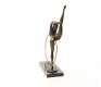 brons beeld , danser, turnen - 3 - Thumbnail