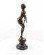 brons beeld , denker vrouw - 5 - Thumbnail