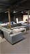 Hoekbank U vorm 400x310x160cm waterbestendig afneembaar showroom voordeel - 2 - Thumbnail