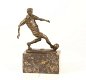 voetbal , brons beeld - 7 - Thumbnail