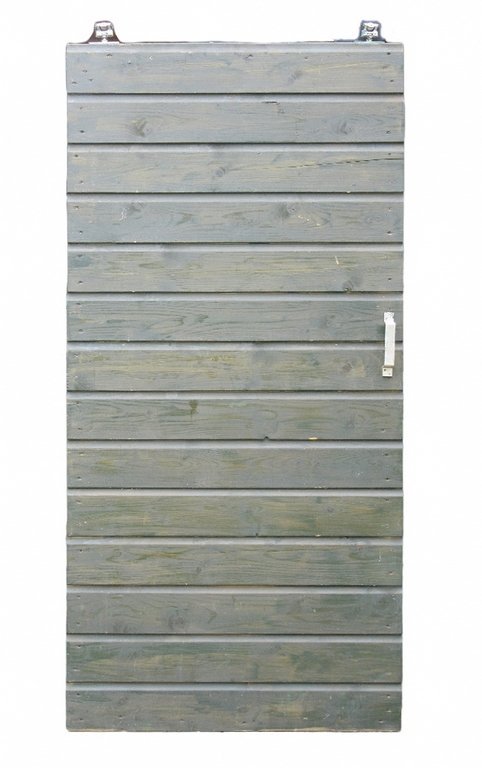 Houten schuifdeur op rolletjes - nr. 1