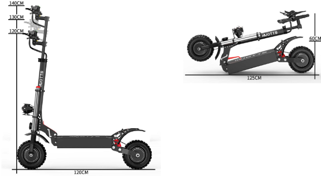 DUOTTS D88 Electric Scooter 2800W*2 Dual Motor 60V 35Ah - 6