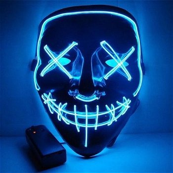 Halloween Neon Masker - 0