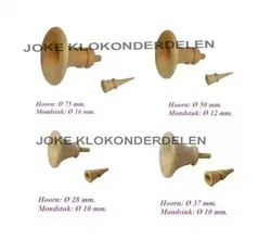 = Hoorn + mondstuk = koekoeksklok = 35069